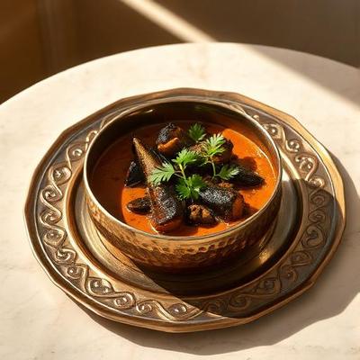Baigan bharta — Aubergines grillées puis écrasées en caviar parfumé