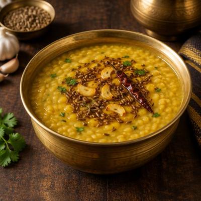 Daal tarka — Lentilles jaunes mijotées à l'indienne