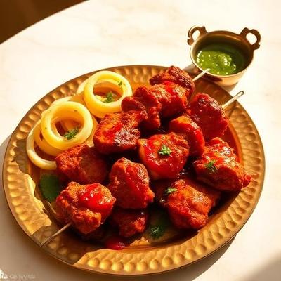 Poulet tikka — Blanc de poulet mariné aux épices et au yaourt